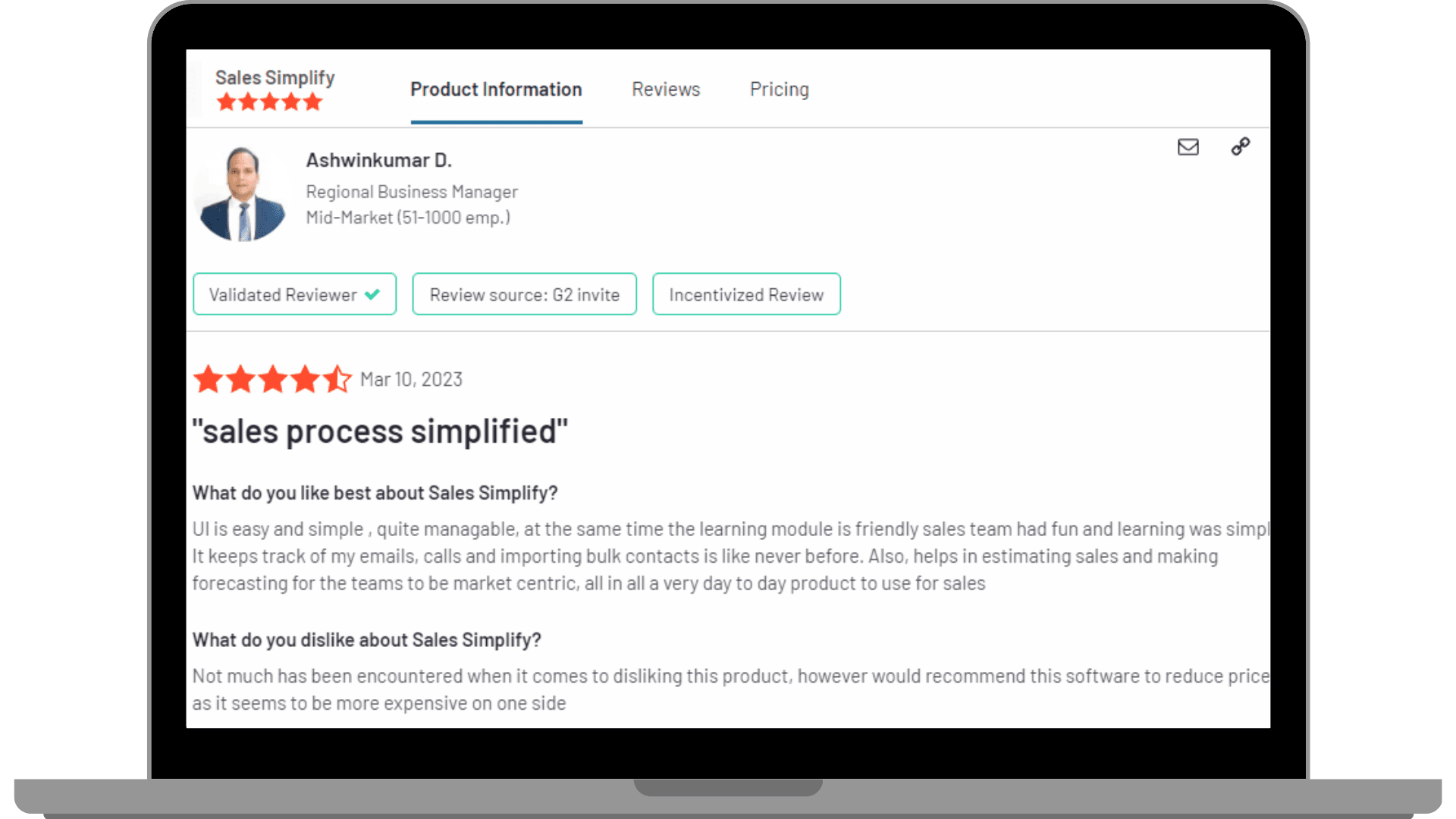 Customer testimonials of Zixflow on G2.