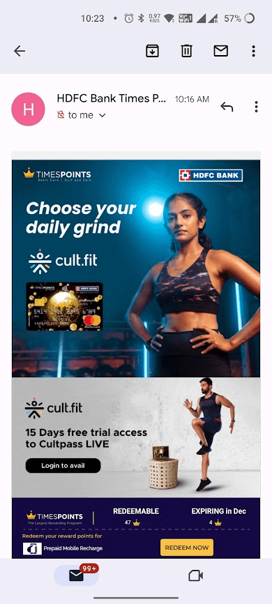 Automated product emails