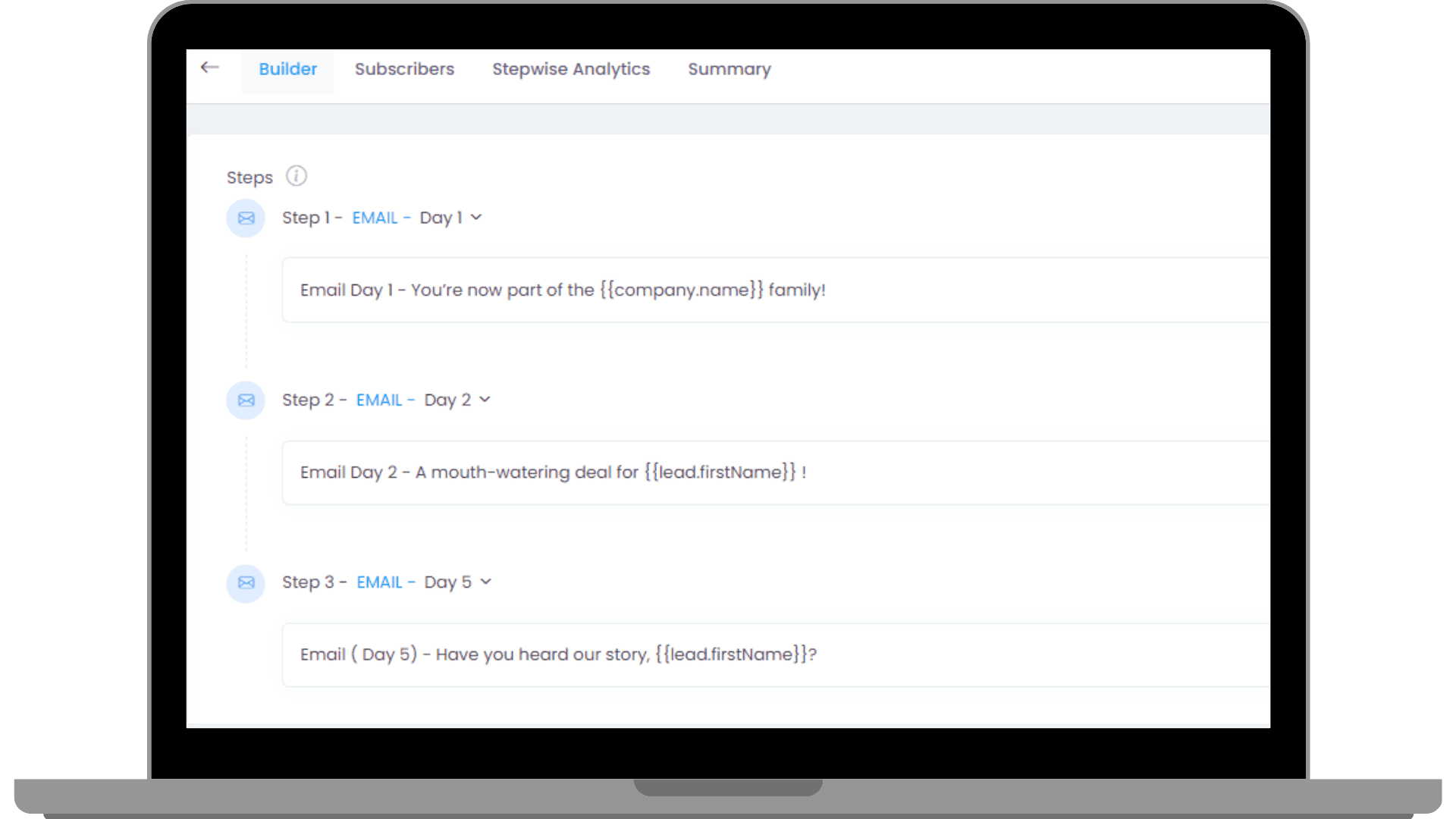 Sales cadence software of Zixflow for follow-up