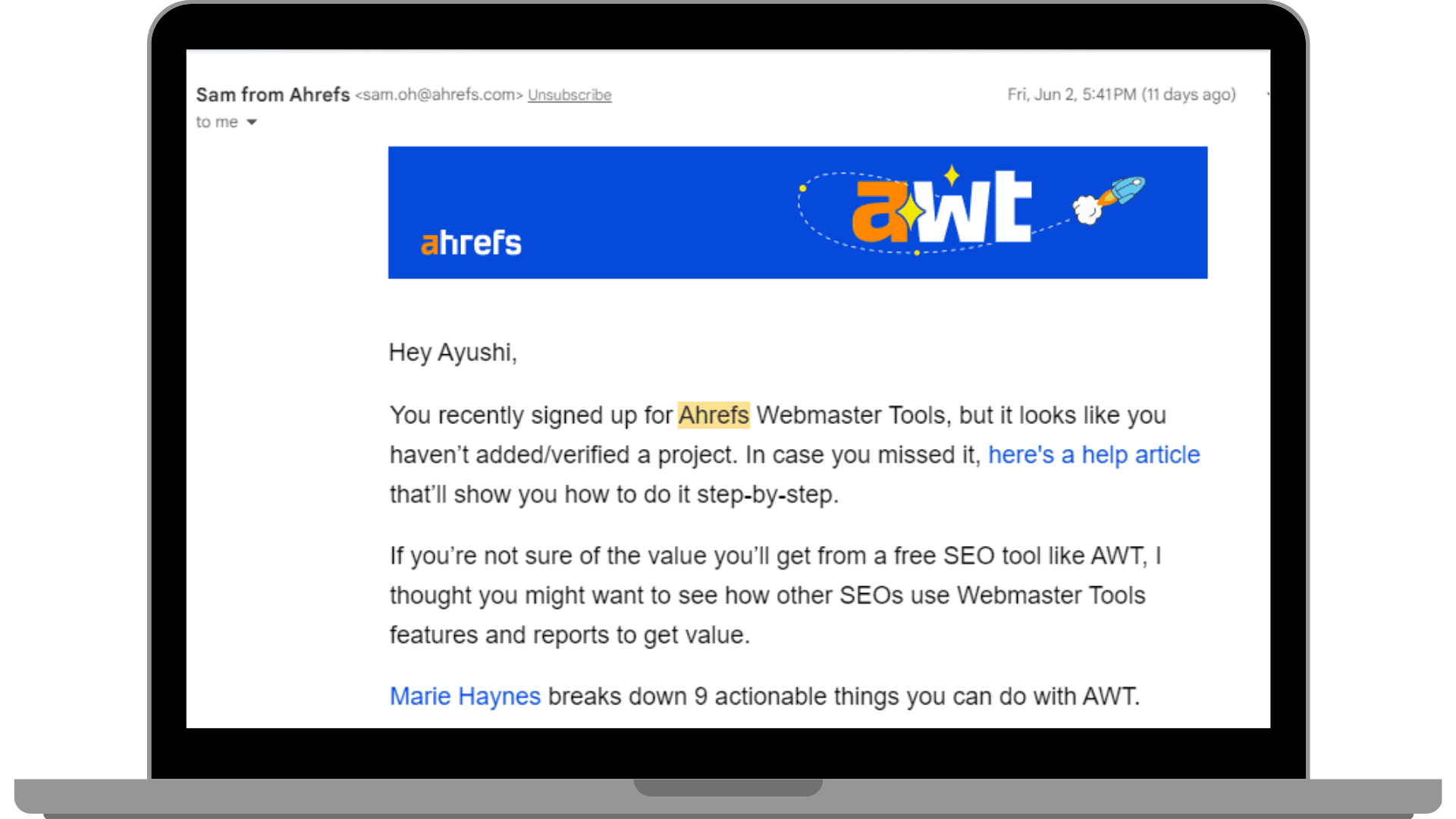 Action Guide for using Ahrefs Webmaster Tool (AWT)