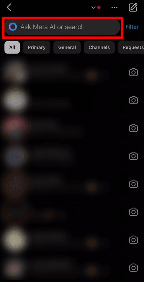 Meta AI on Instagram.