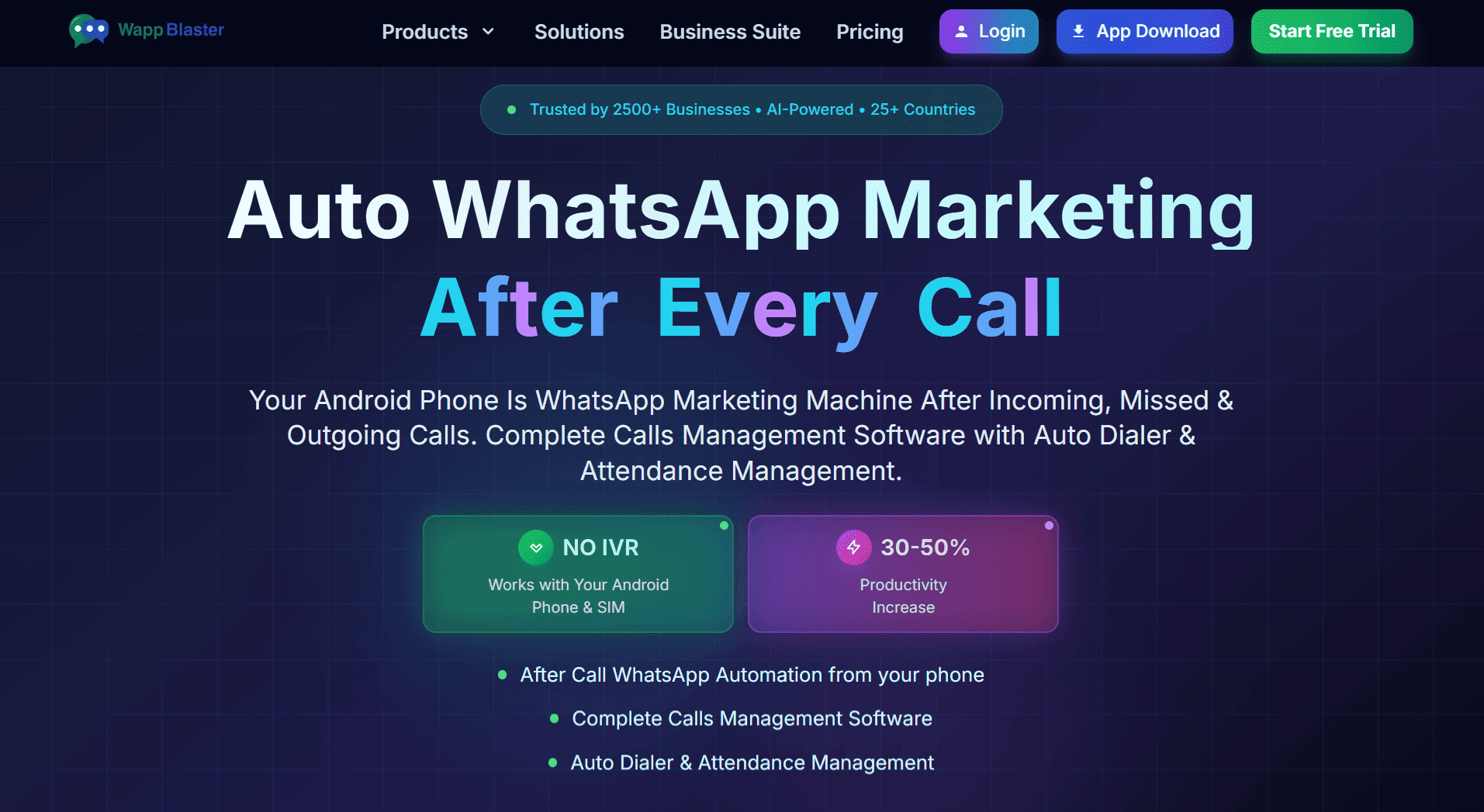 WappBlaster, WhatsApp automation software.