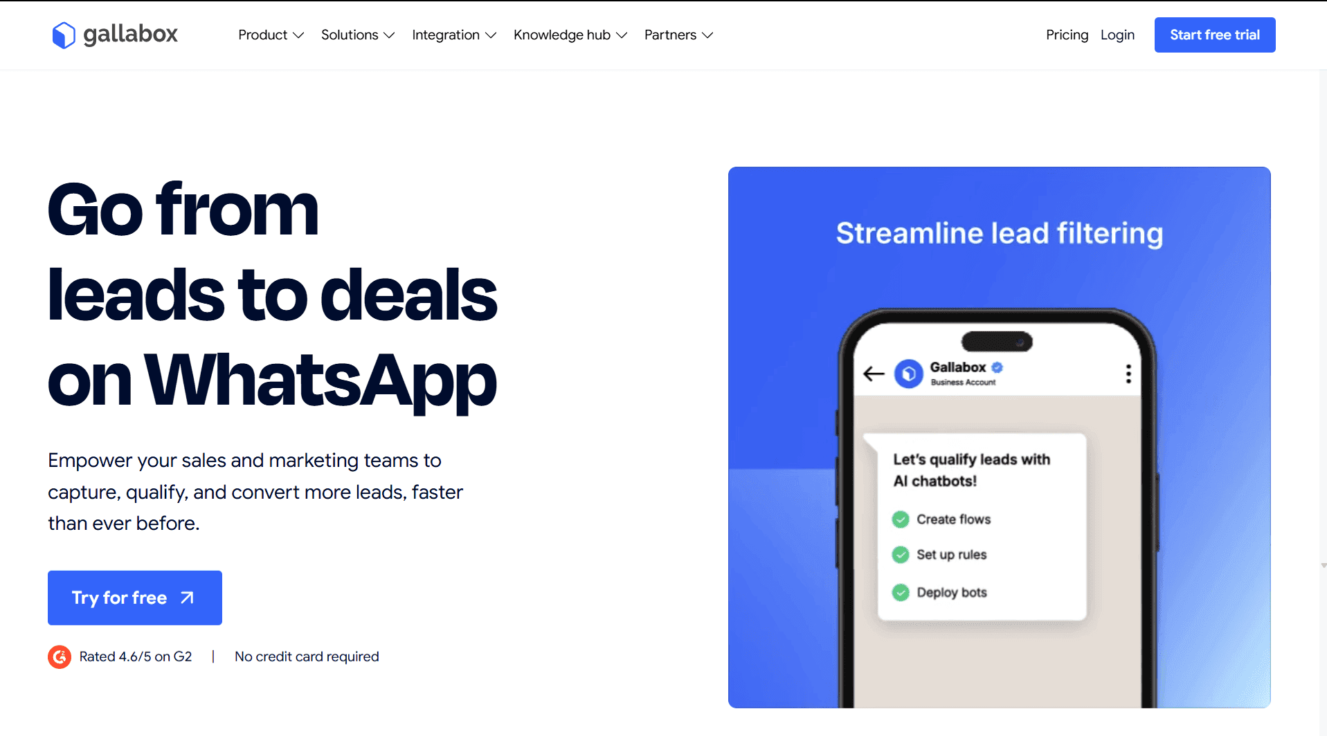 Gallabox, a platform WhatsApp automation for businesses to automate messages.