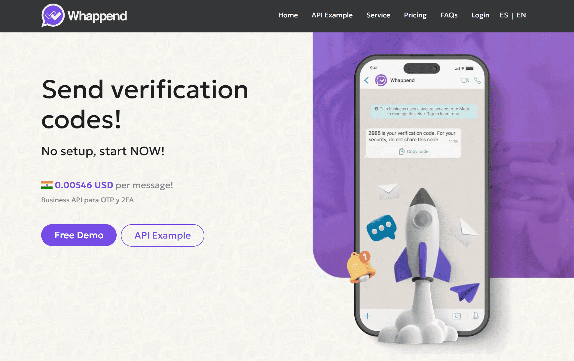 Whappend enables you to promote your business using WhatsApp.