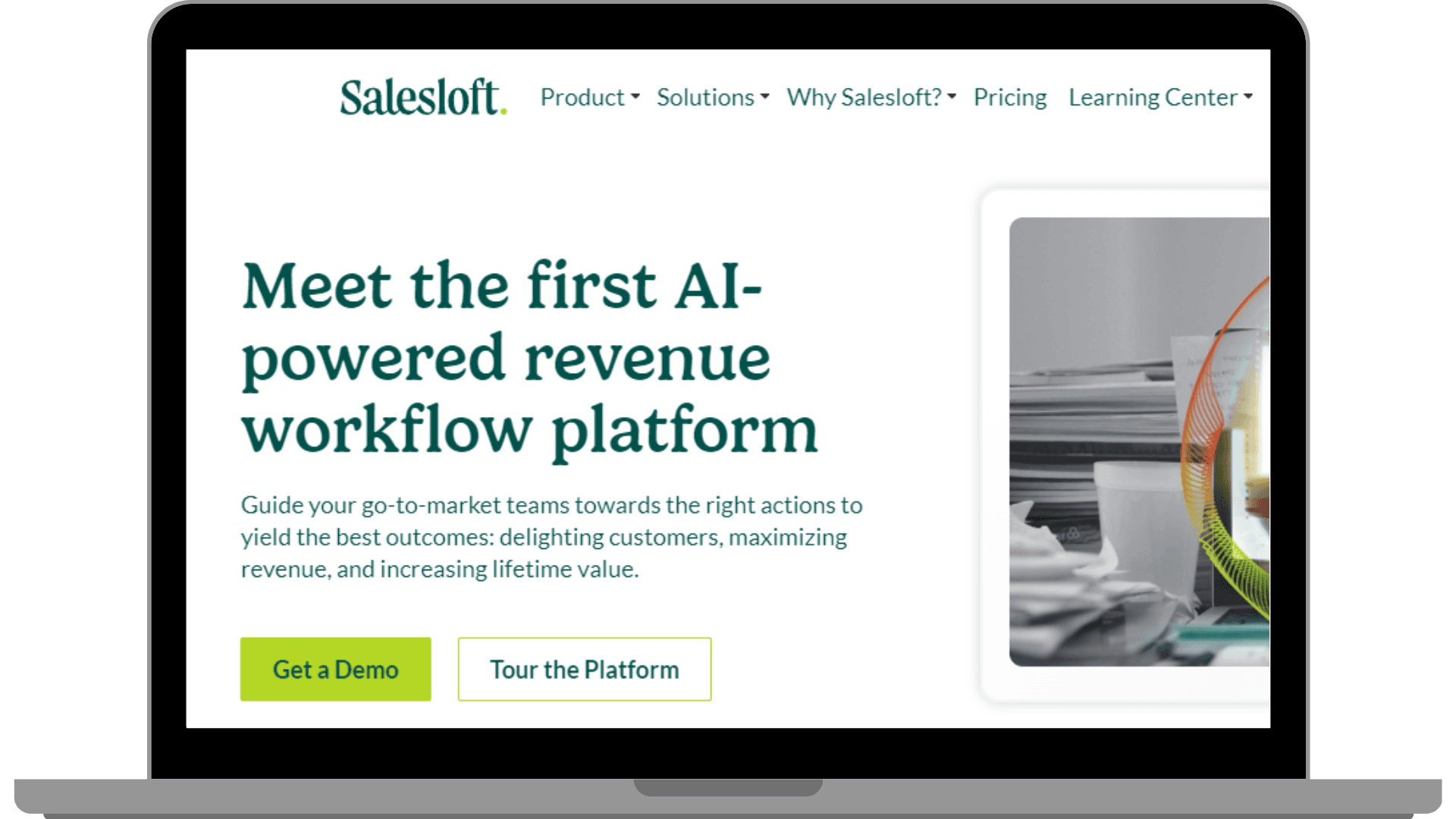 Explore the sales platform of SalesLoft.
