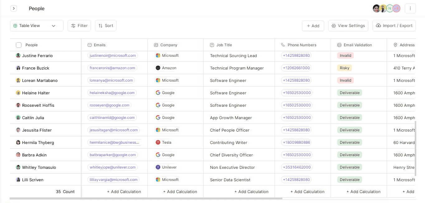 Zixflow’s native CRM to manage your contacts for targeted WhatsApp marketing. 