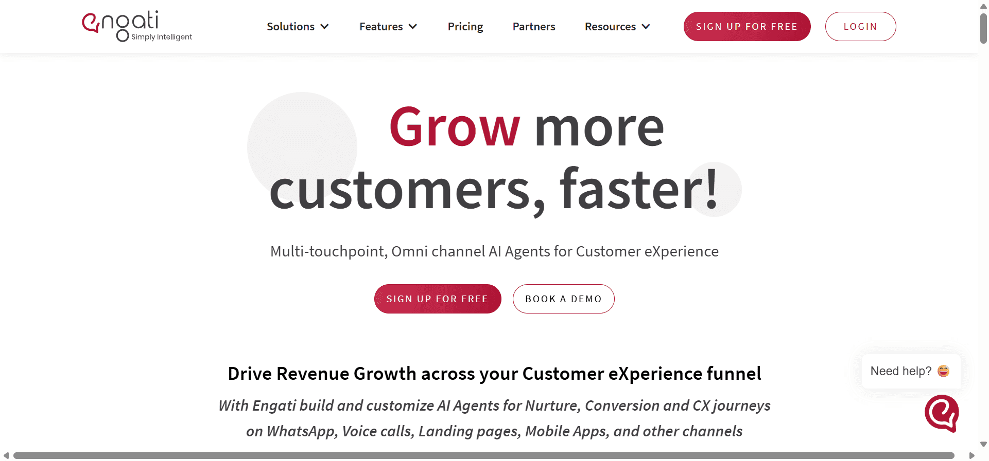 Engati, a WhatsApp chatbot platform for building tailored bots to automate interactions. 