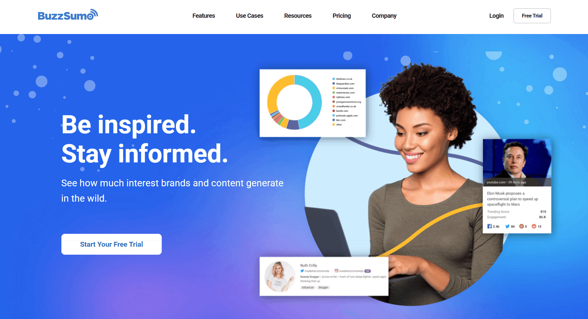 BuzzSumo an AI marketing solution.