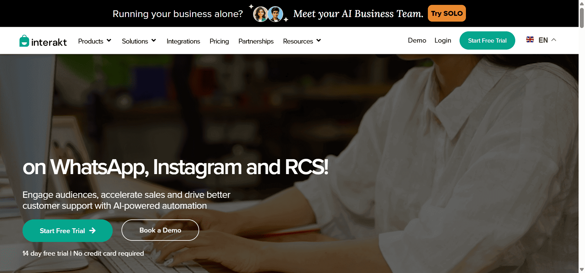Interakt is a WhatsApp API platform designed for mid-market businesses.