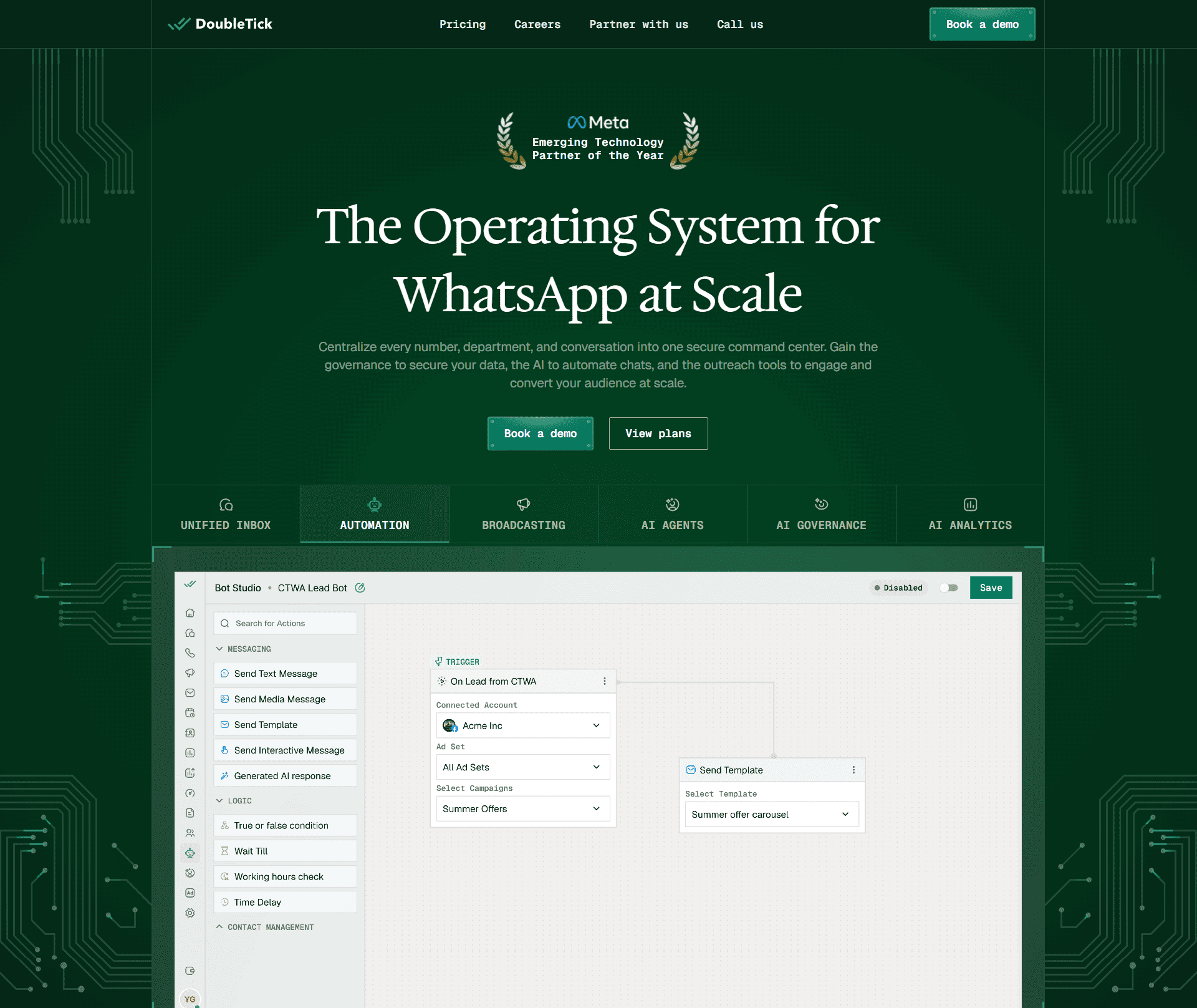  DoubleTick, a mobile-first WhatsApp API platform.