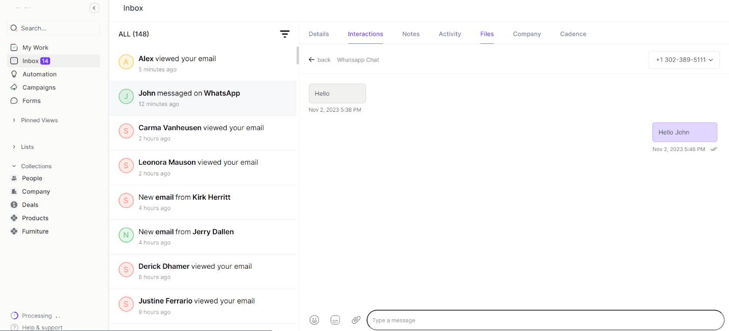Zixflow shared inbox lets you manage all your incoming messages from one place.