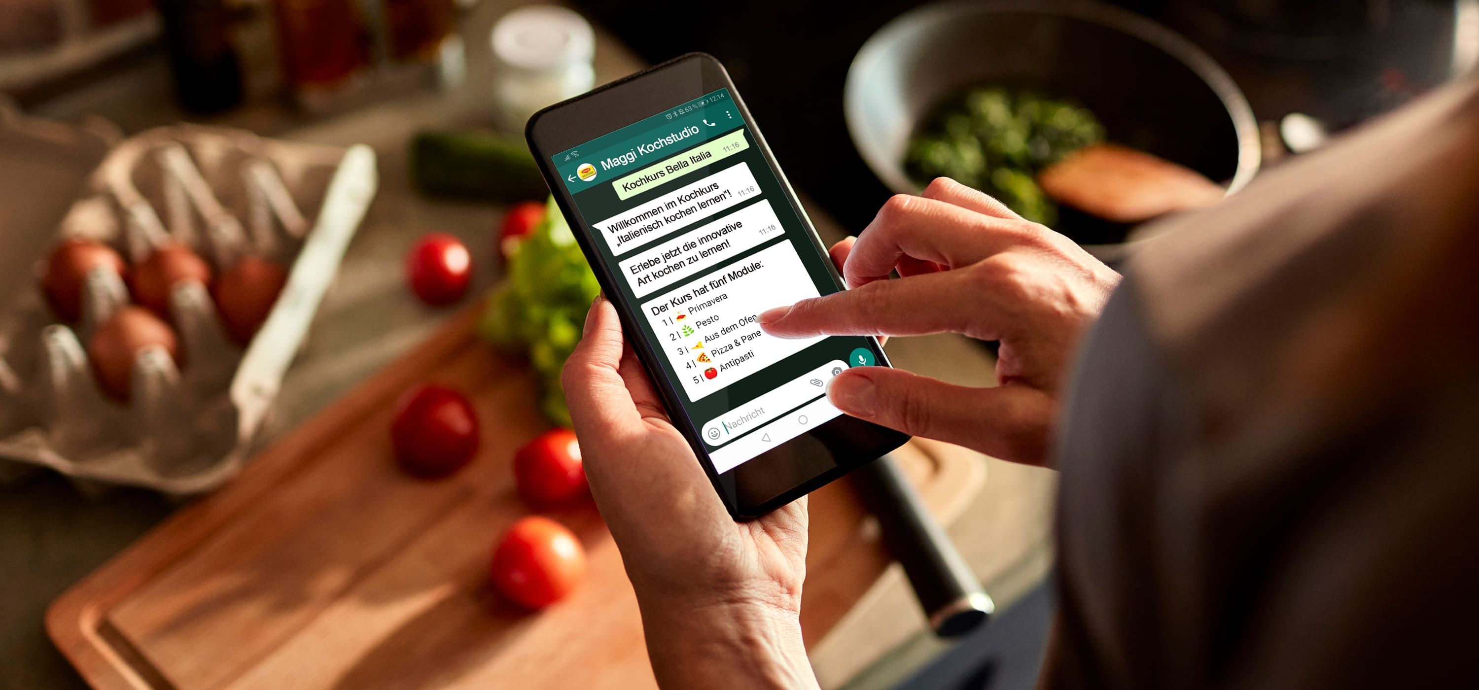 Maggi Germany using WhatsApp AI agent to help customers generate new recipes.