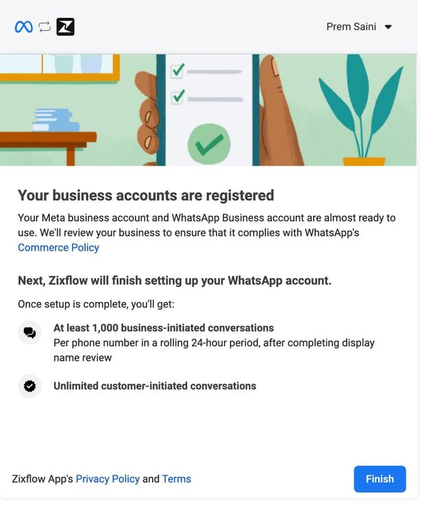 Just finalize your settings and you are good to go.