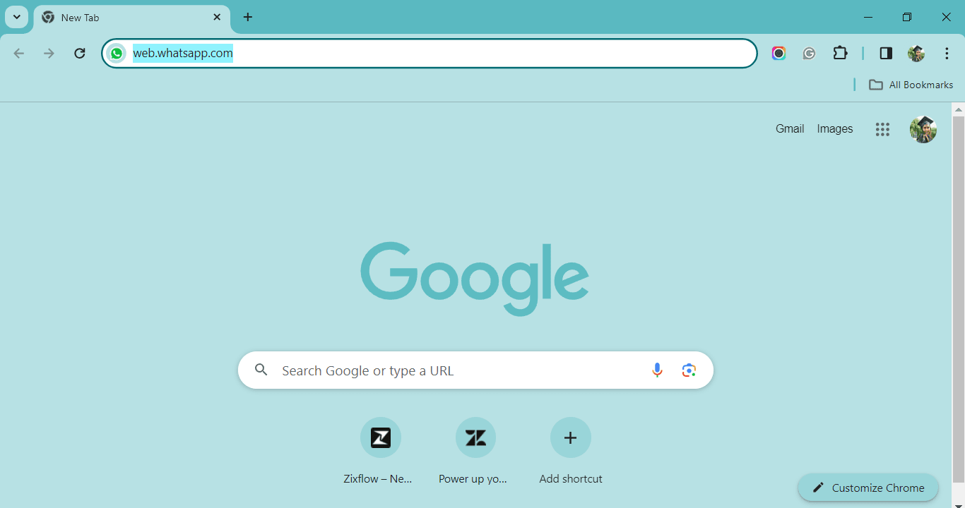 Go to WhatsApp web page.