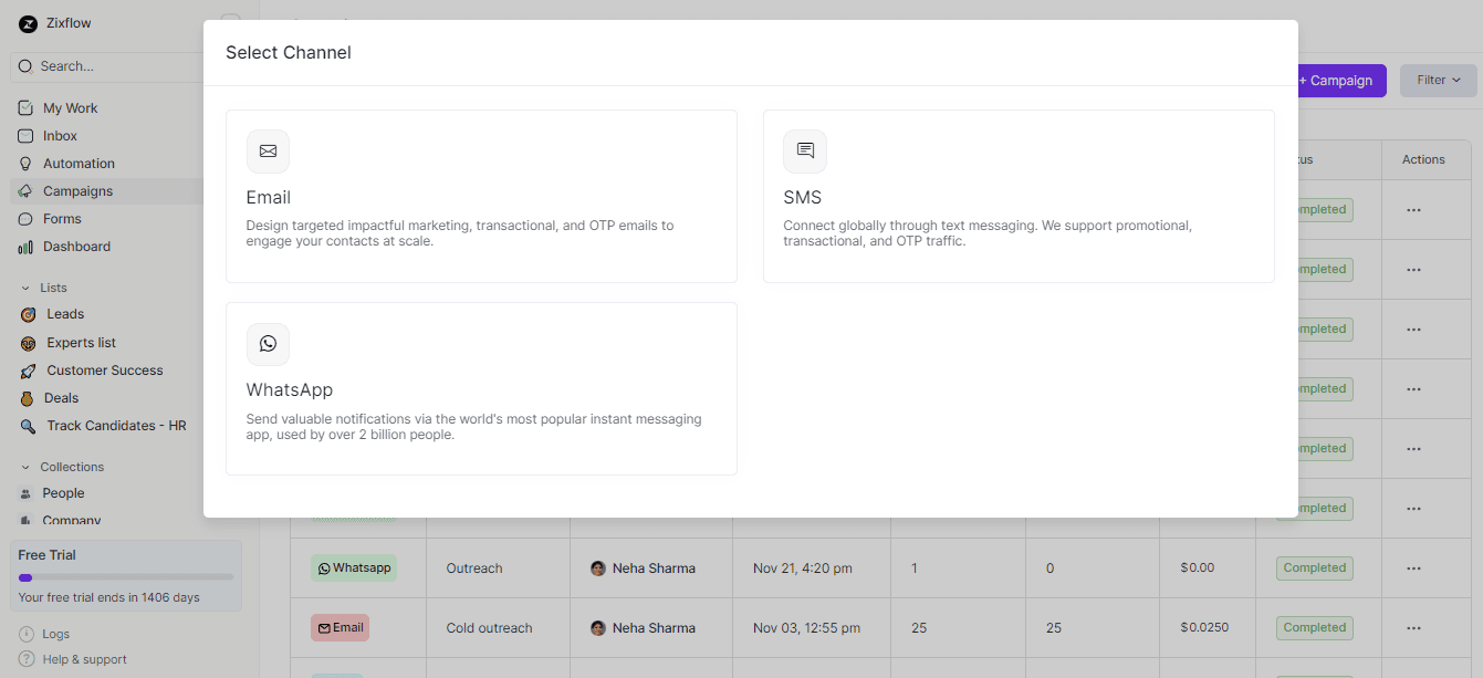 Zixflow is the best alternative to Twilio which provides the multi-channel option to communicate with your customers.