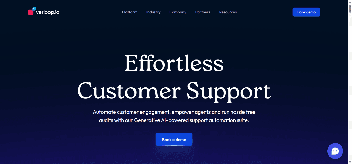 Verloop, a WhatsApp API provider with focus on delivering solid customer support.