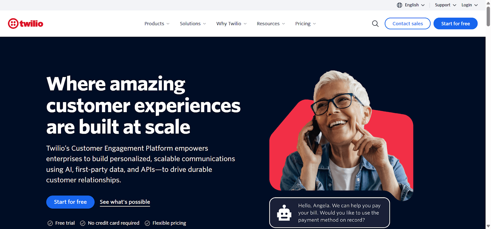 Twilio WhatsApp API marketing tool.